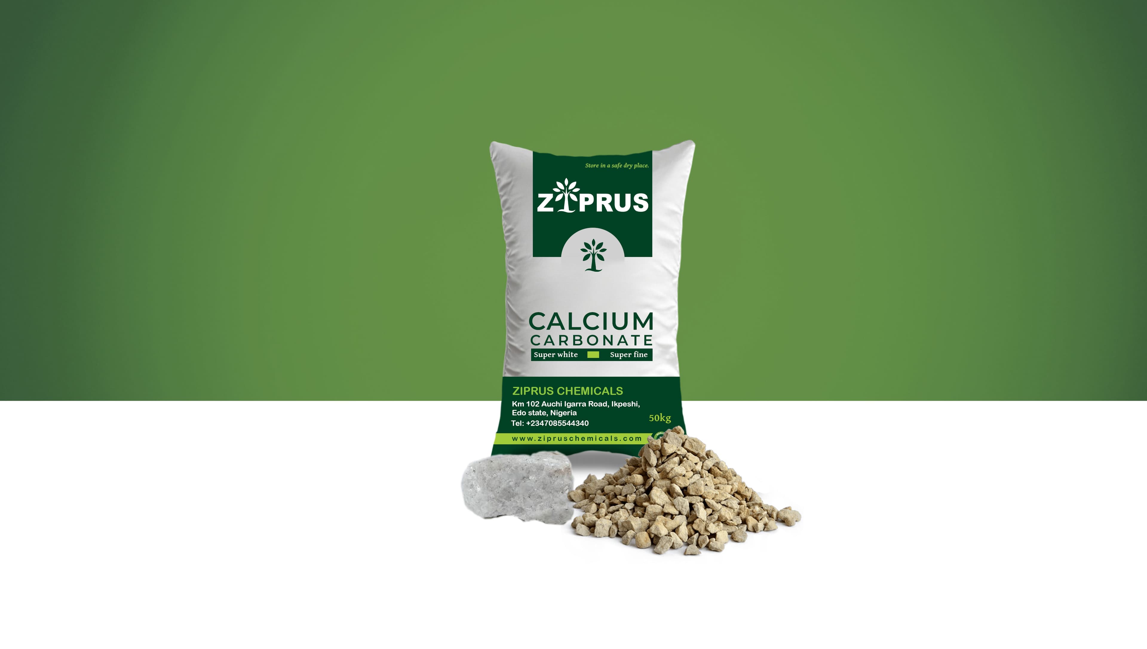 Superfine and ultrafine calcium carbonate for premium industrial use in Nigeria