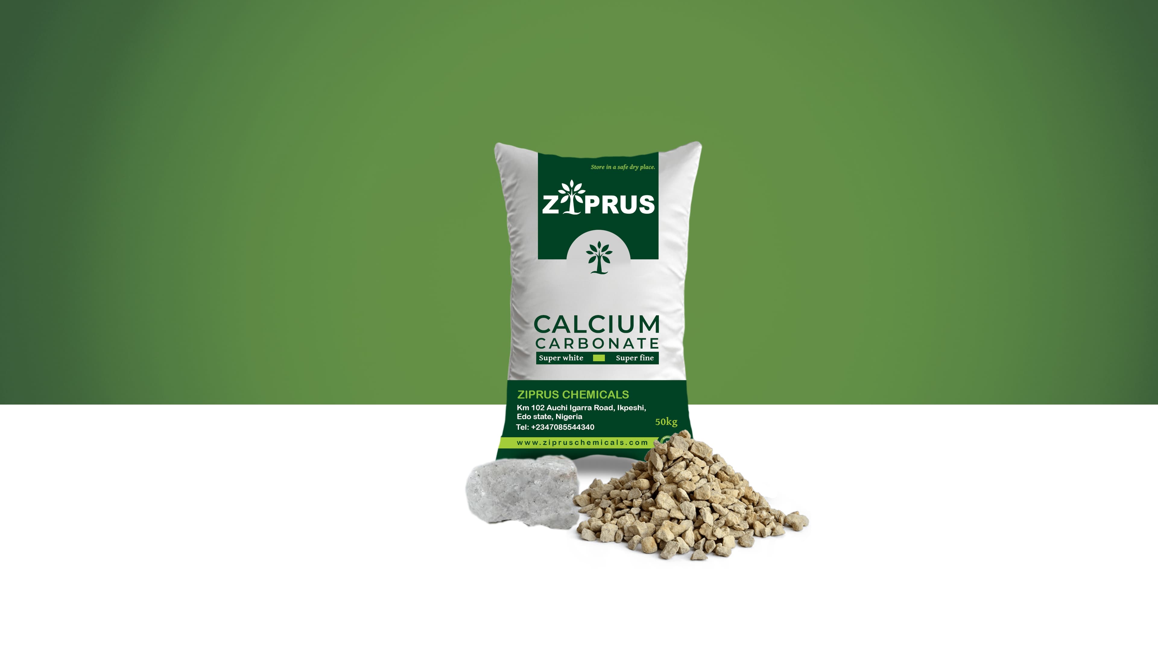 High-purity calcium carbonate and dolomite for industrial use in Nigeria